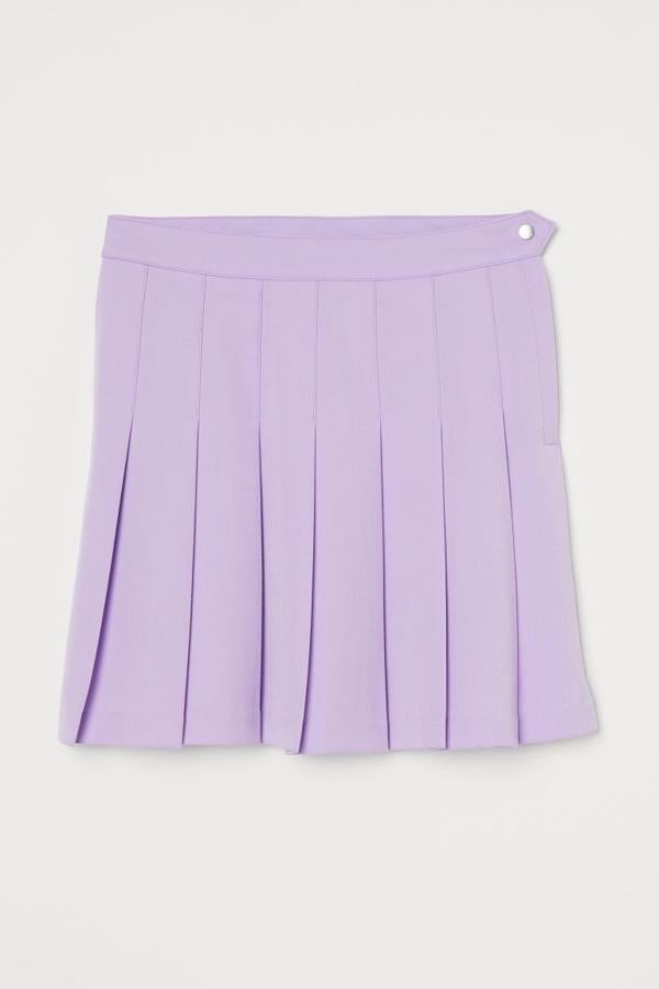 Minifalda de tablasm, de H&M (19,99 €).