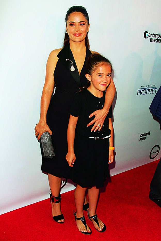 Salma Hayek con su hija Valentina Paloma en 2015.