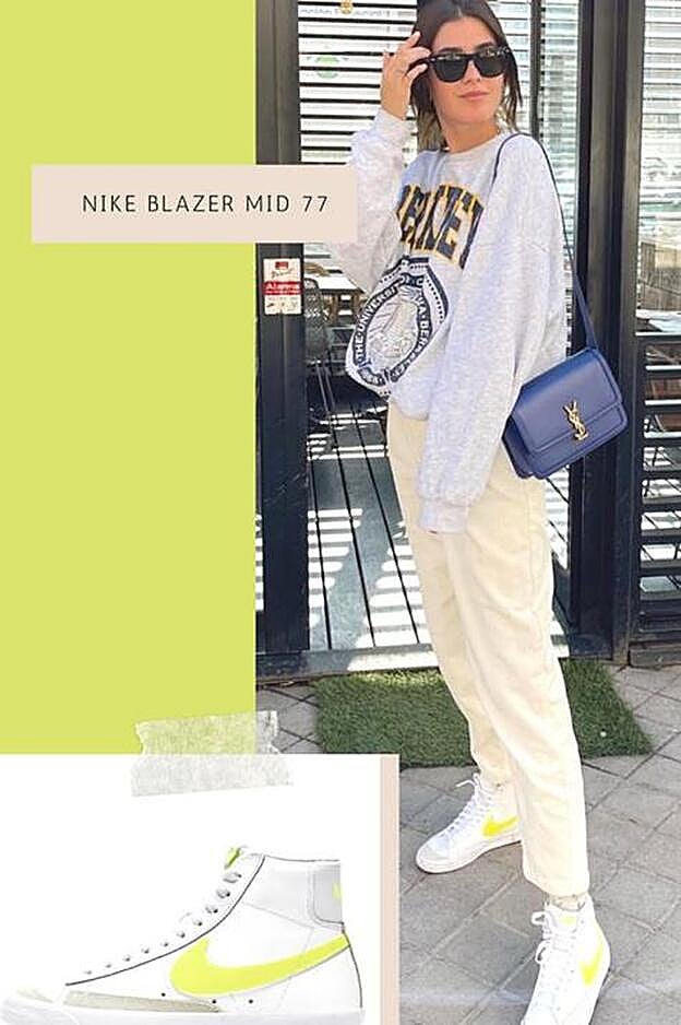 Mary Turiel con sus Nike Blazer Mid 77