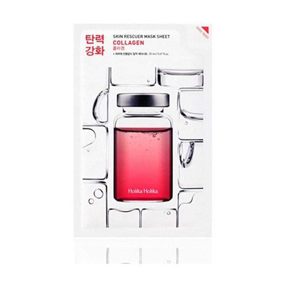 La mascarilla Regeneradora Colágeno de Holika Holika devuelve la juventud a la piel incrementando mejoras en cuanto a la firmeza y la elasticidad. Además, hidrata y nutre en profundidad suavizando las arrugas en el rostro (1,99 euros).