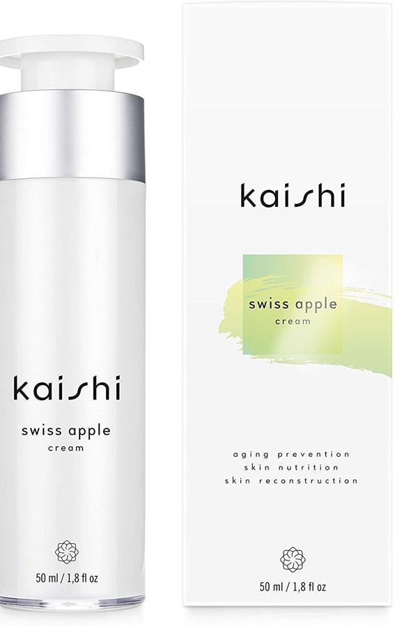 Esta crema contiene células madre de manzanas suizas que combaten los efectos del envejecimiento y vitaminas A y E para proteger la piel de los radicales libres. Con ácido láctico que exfolia suavemente la piel y antioxidantes para combatir los efectos de la edad. Lo mejor es su precio: 16,33 euros.