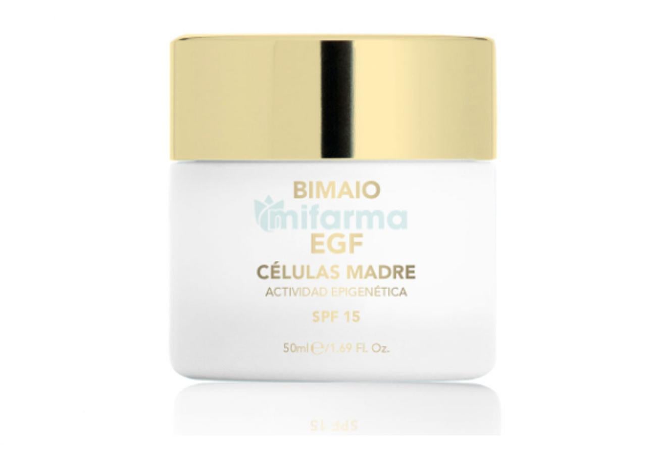 La Crema EGF y Células Madre Bimaio repara y redensifica la piel, al tiempo que retrasa su envejecimiento, con efecto anti-arrugas y actividad epinegética. Ayuda a la piel a mantener sus características y su capacidad de proteger del envejecimiento prematuro a las células más preciadas de la piel, las células madre, devolviendo la firmeza natural de una piel joven. Consígela por 23,70 euros en Mifarma.