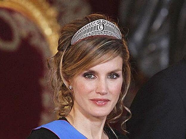 La tiara Prusiana, una pieza de platino y diamante.