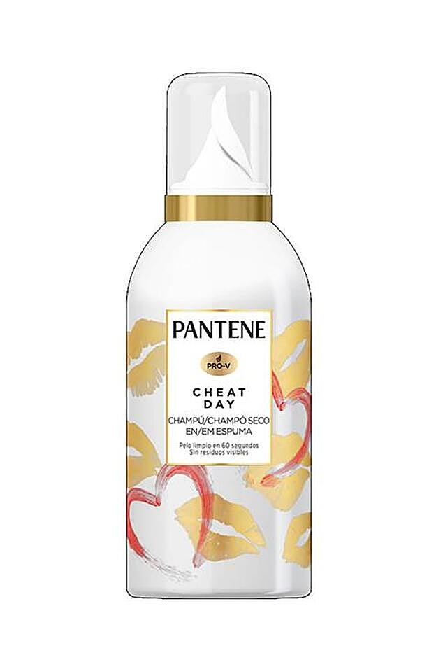 Champú seco en espuma de Pantene Express.