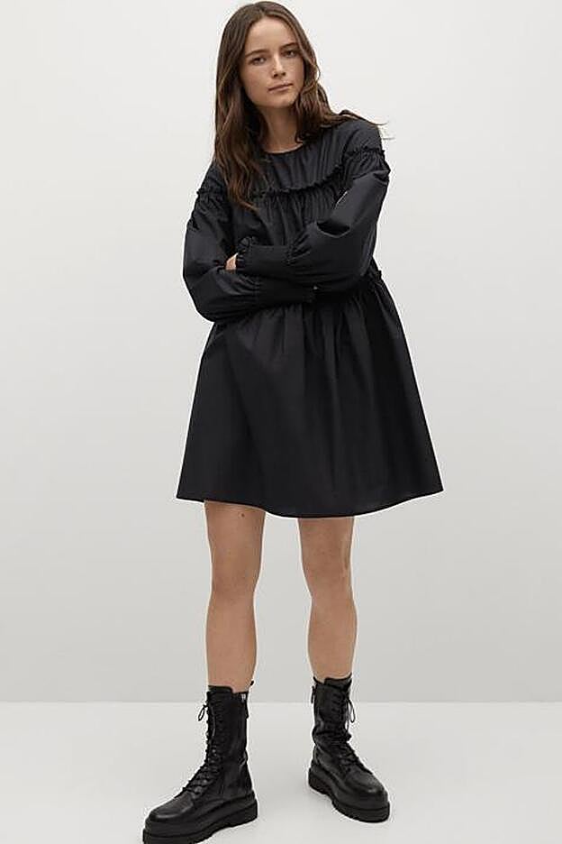 Con diseño corto y amplio, este vestido no solo es súper favorecedor, además te resultará de lo más cómodo.