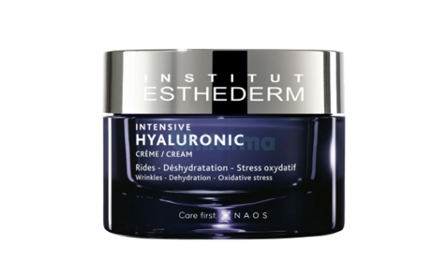 Crema intensiva de ácido hialurónico de alta concentración indicada especialmente para pieles secas y con arrugas y líneas de expresión marcadas. El ácido hialurónico rellena las arrugas desde dentro y previene la deshidratación de la piel. Su tecnología patentada Global Cellular Protection protege las células de la acción de los radicales libres. La piel está hidratada, suave y protegida frente el estrés medioambiental. Precio actual: 54,40 euros.