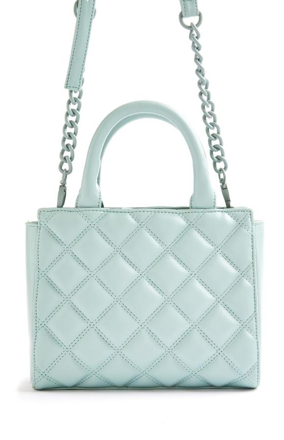 Minibolso acolchado color menta de Primark: 10 euros.