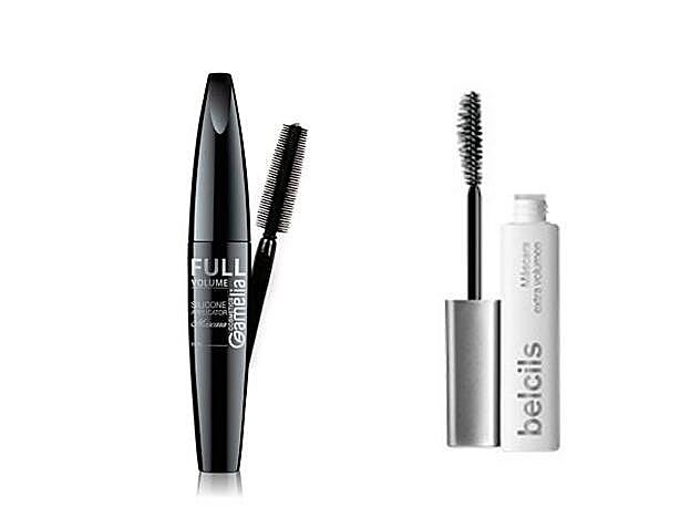 Full Volume de Amelia Cosmetics (7,90 euros) y Máscara Extra Volumen de Belcils (10 euros).