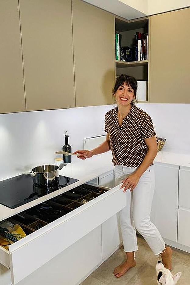 La cocina de la nueva casa de Nagore Robles.
