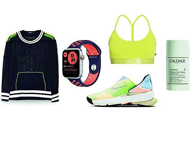 Prepara tu equipo Zapatillas Nike Go FlyEase (119,99€); Apple Watch Series 6 (desde 429€); sudadera de Idawen (69,90€); top de Rituals (29,99€) y desodorante Stick Natural de Caudalie (11,80€).