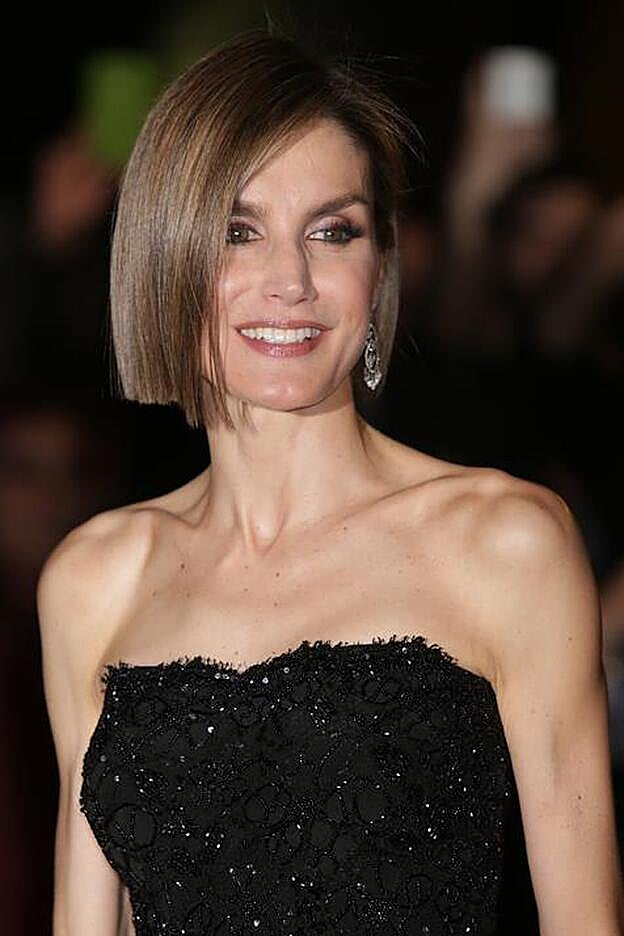El corte de pelo bob que llevó Letizia Ortiz en 2015.