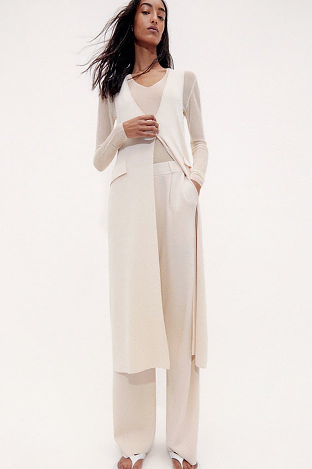 Conjunto de punto de la nueva colección de primavera de Zara.