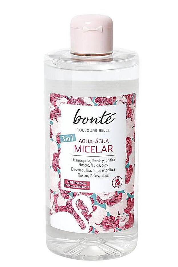 El Agua Micelar 3 en 1 de Bonté está pensada para pieles sensibles