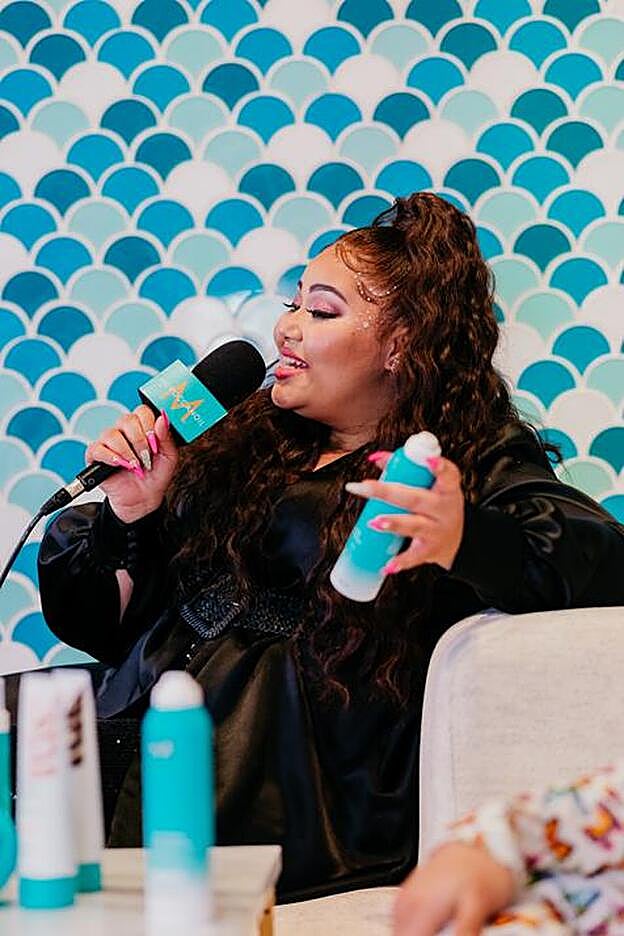 Destiny, la representante de Malta, Moroccanoil.