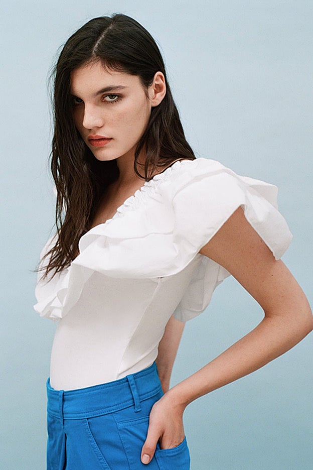 Body de volantes espectaculares de la nueva colección de Zara.