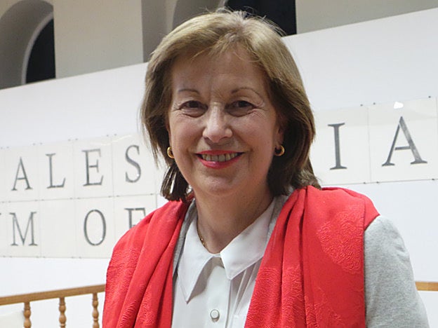 Una foto reciente de Carmen Romero, retirada ya de la política.