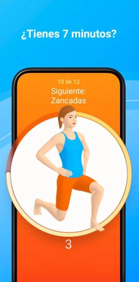 Es, probablemente, una de las favoritas de la comunidad. Bajo la premisa de utilizar solo 7 minutos de entrenamiento al día para ponerte en forma ha conquistado a los usuarios. Puedes trabajar según objetivos (ponerte en forma, tonificar los músculos o perder peso), crear un plan de entrenamiento personalizado o incluso competir con tus amigos a través de una clasificación de lo más divertida. Eso sí, para verlo todo desbloqueado tienes que suscribirte a la versión de pago.