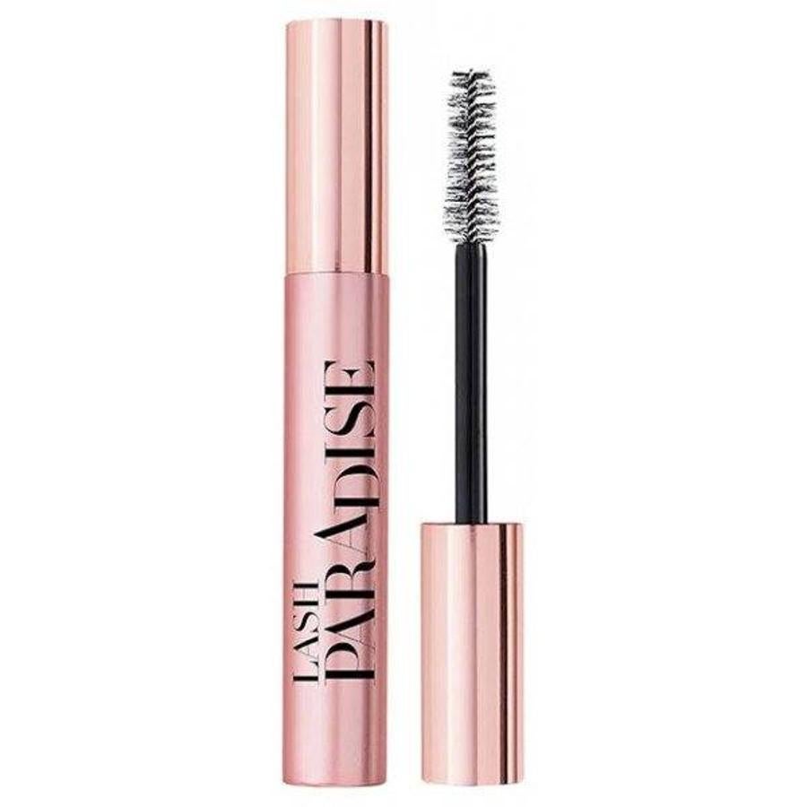 Consigue unas pestañas abiertas y una mirada despierta con la máscara de pestañas Lash Paradise de L’Oréal Paris. Es apta hasta para los ojos más sensibles gracias a su suave cepillo y a su fórmula enriquecida con aceite de ricino. (11,95 euros)