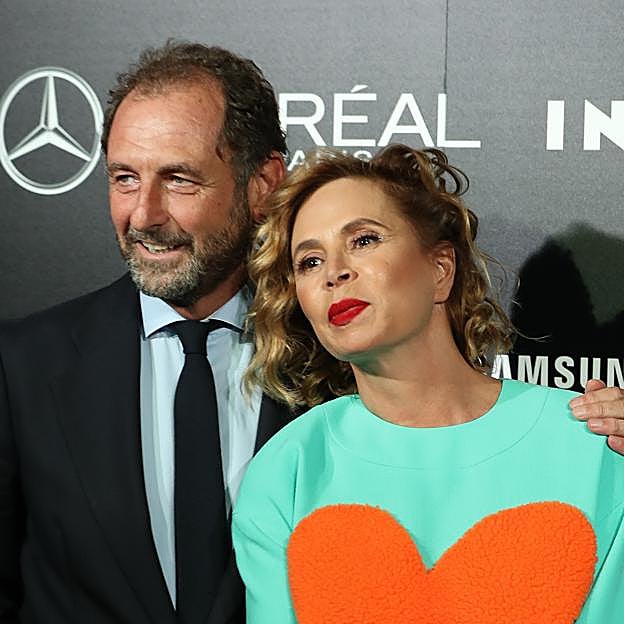 Ágatha Ruiz de la Prada con su último novio, Luis Gasset.