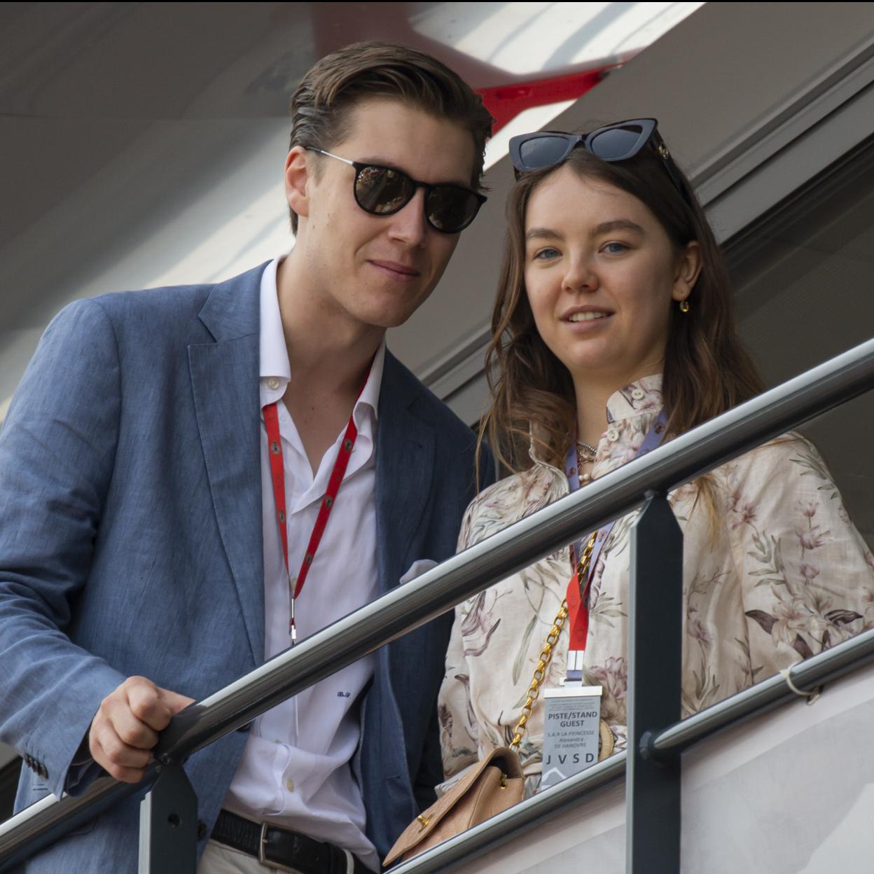 La princesa Alexandra de Hannover y su novio Ben-Sylvester.