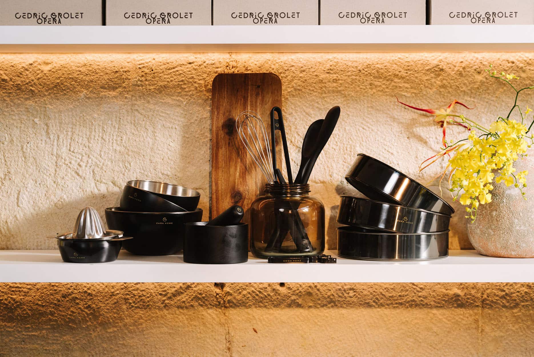 Colección completa del chef pastelero Cédric Grolet para Zara Home.