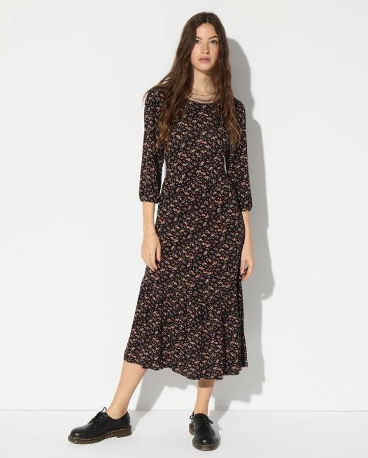 Vestido largo estampado, de Easy Wear (rebajado a  12,99 euros ).l