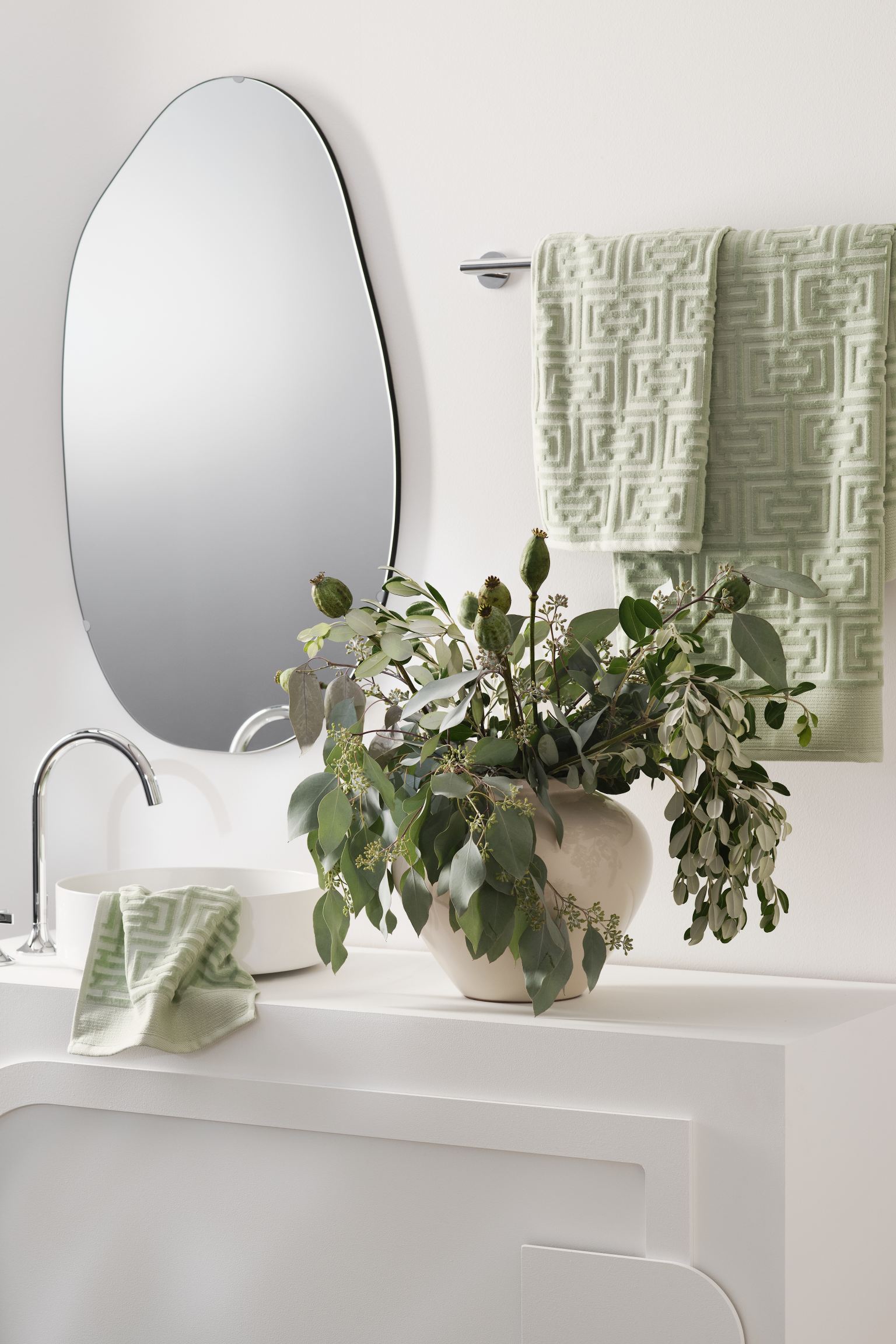 Estas toallas en tejido jacquard pondrán un toque muy elegante a tu baño. Están rebajadas a 5.99 euros.