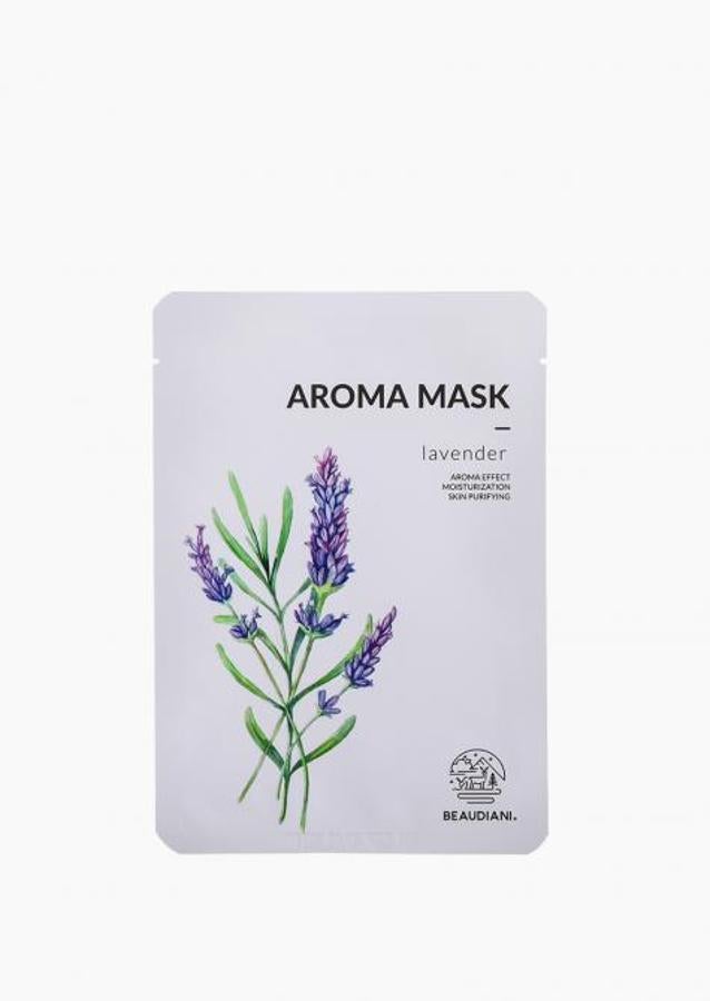 Aroma mask lavender de Miin Cosmetics es una mascarilla calmante con aceite esencial de lavanda, ideal para pieles sensibles y con todos los beneficios de la aromaterapia (3,75 euros).