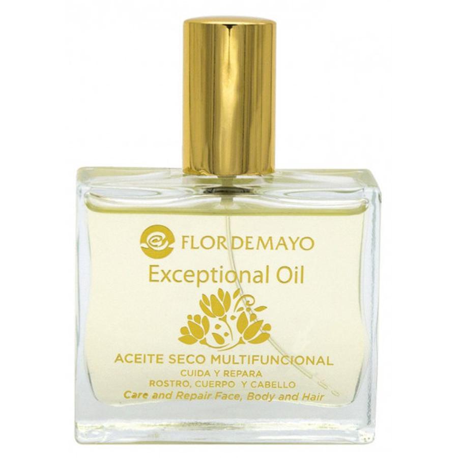 El aceite Seco Multifuncional de Flor de Mayo ofrece un tratamiento mítico con 6 aceites vegetales que garantizan una hidratación duradera en la piel del rostro, cuerpo y cabello. Su acción antioxidante, su efecto "escudo" anti-contaminación y su reducción de la aparición de estrías, lo convierten en un gran aliado diario (3,95 euros).