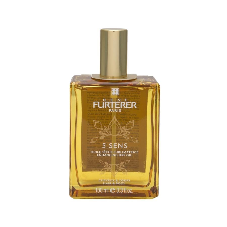 El aceite seco sublimador cabello y cuerpo de Rene Furterer es un aceite seco para el tratamiento adecuado del cabello y del cuerpo. Gracias a sus principios activos proporciona una sorprendente alianza entre nutrición profunda y placer sensual. Además da a la piel un acabado satinado y al pelo un brillo sedoso. También aporta nutrición y protección a la cabellera, en cabellos flexibles y brillantes (20,32 euros).