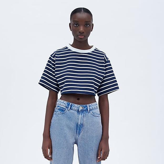 Imagen principal - Las rayas marineras nunca pasan de moda y todos estos looks son la prueba definitiva