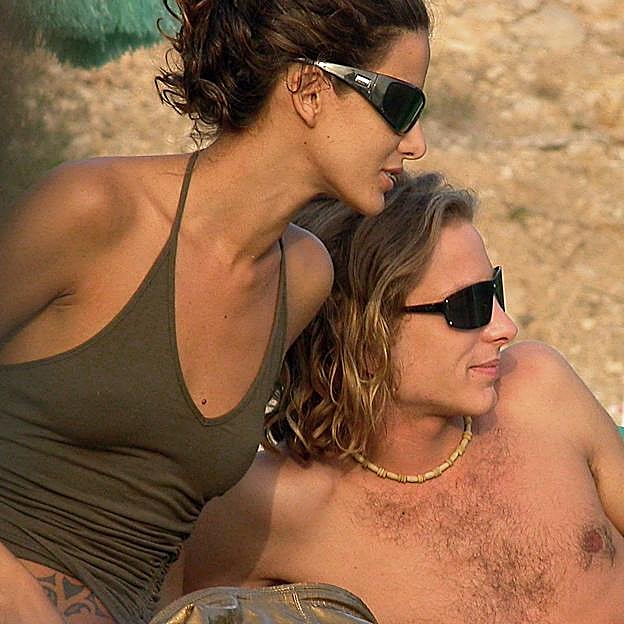 andrea Casiraghi y su novia española de 2003, la actriz María Jurado.