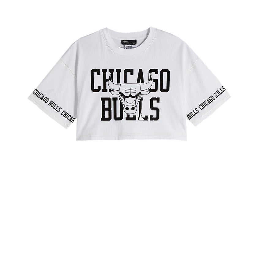 Camiseta cropped Chicago Bulls (22,99 euros).