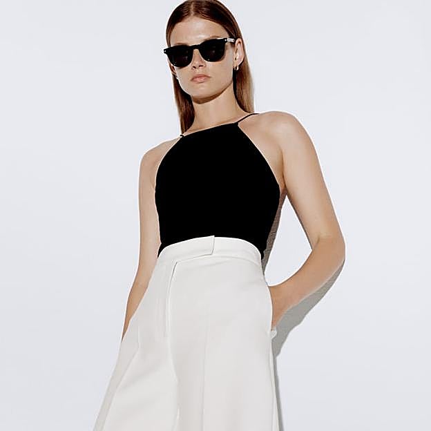 Imagen principal - El pantalón culotte es la mejor alternativa a los shorts si buscas un look cómodo y favorecedor