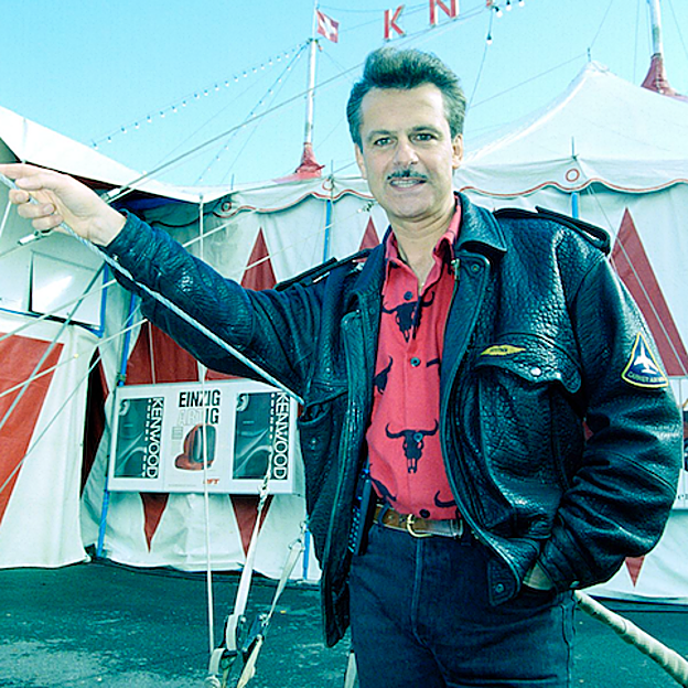 El director del Circo Nacional de Suiza Knie, Franco Knie, uno de loa amantes circenses de la princesa Estefanía.