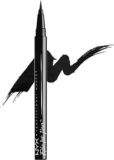 Delineador de ojos en color negro 'Epic Ink Liner' de NYX (7,43 euros).