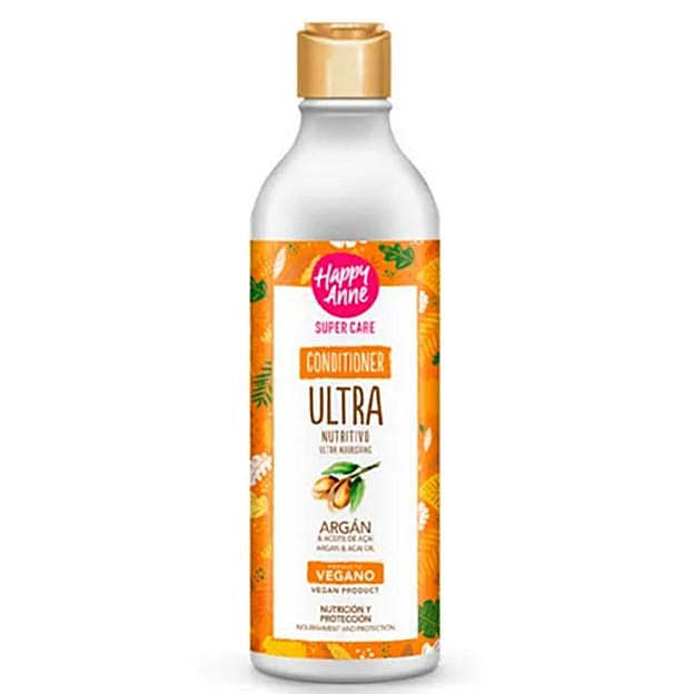 Argán & Aceite De Açaí Conditioner, de Happy Anne, devuelve fuerza y brillo al cabello