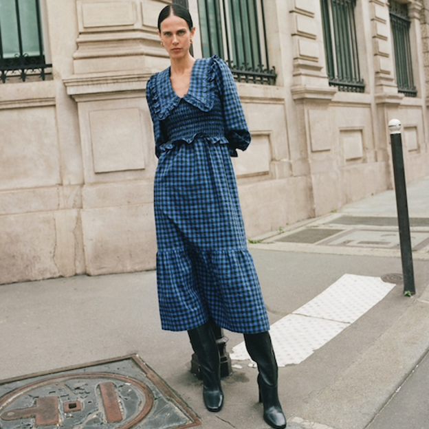 Pincha en la foto para ver los vestidos midi negros son la tendencia más fuerte de las nuevas colecciones.