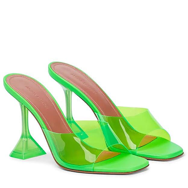 Sandalias Lupita PVC de Amina Muaddi