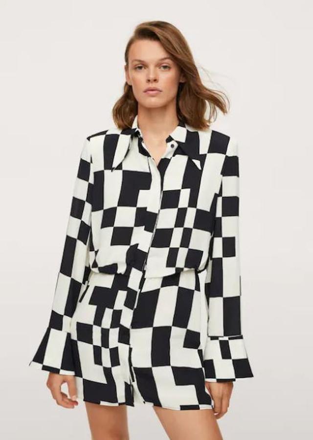 Vestido camisero de Mango (59,99 euros).