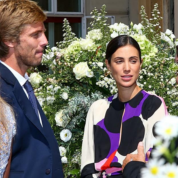 Sassa de Osma y su marido, el príncipe Christian de Hannover, en la boda de María Anunciata de Liechtenstein.