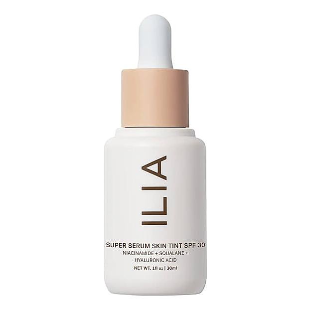 Super Serum Skin Tint SPF 30 de Ilia. 51,99 euros