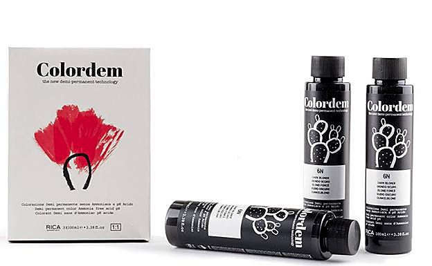 El pH ácido de Colordem respeta el pH natural del cabello