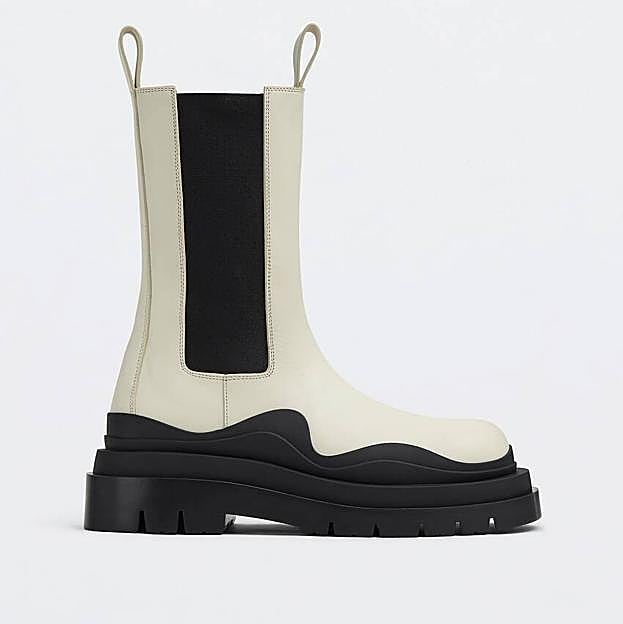 Botas Tire en tono 'sea salt' de Bottega Veneta
