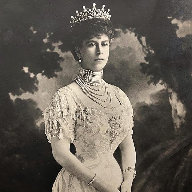 La reina María de Teck, princesa de Gales.