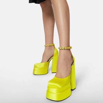 Imagen secundaria 1 - Tenemos la copia low cost de los zapatos de tacón cómodo y plataforma de lujo que están arrasando entre las famosas