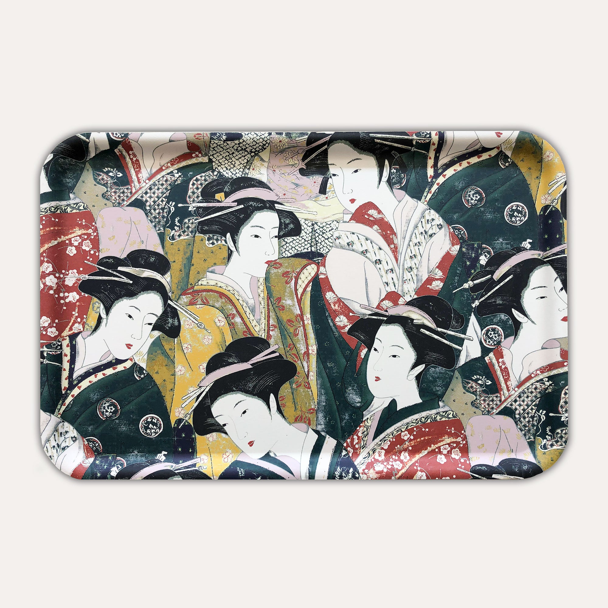 Esta bandeja con estampado de inspiración oriental de Gastón y Daniela (59 euros).