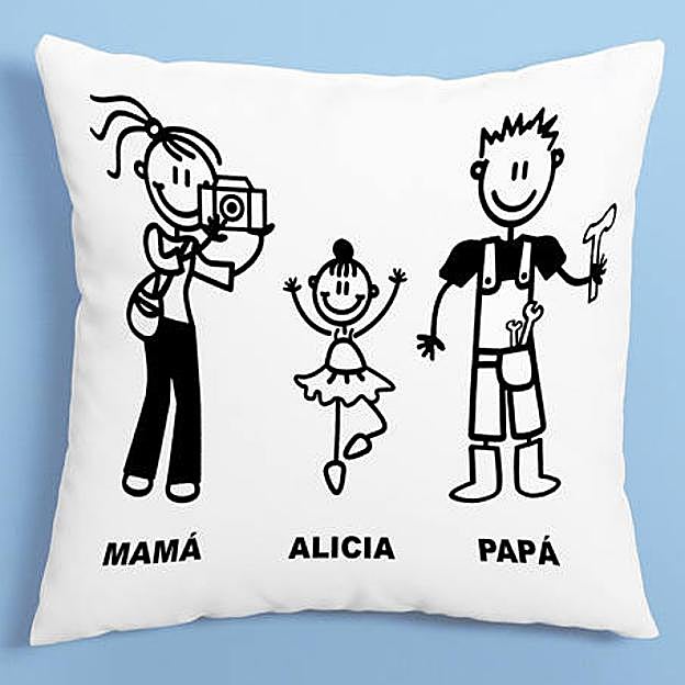 El modelo con personajes está disponible en dos tamaños