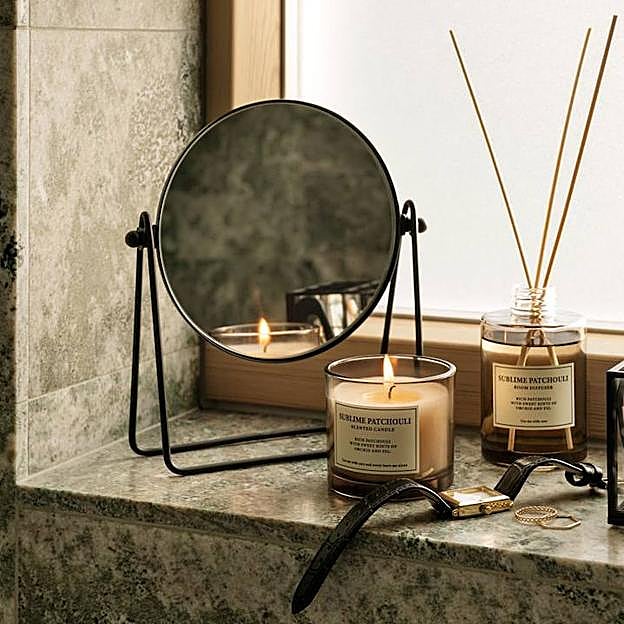 El espejo de H&M tiene forma redonda