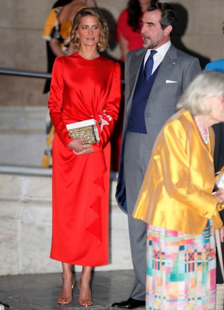 Imagen - Tatiana Blatnik ha sido una de las invitadas más elegantes a la bida de Philippos de Grecia y Nina Flohr. Foto: Gtres